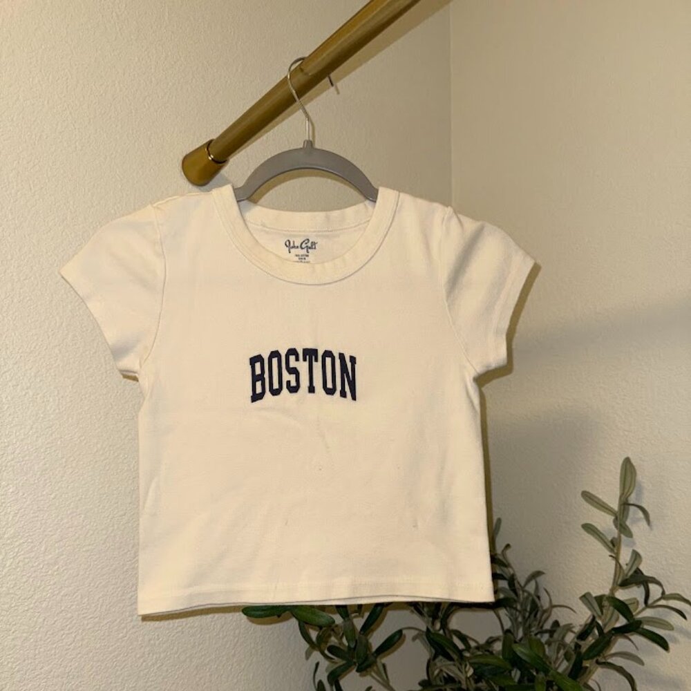 Brandy Melville Boston Baby Tee One Size